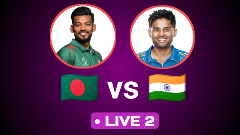 Bangladesh vs India LIVE 2